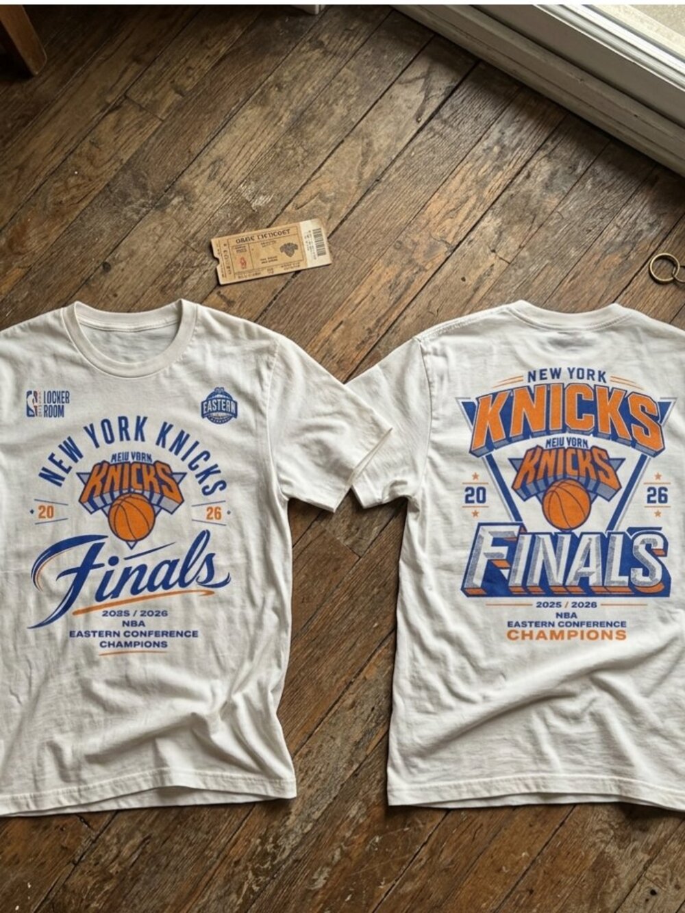 New York Knicks Finals 2026 Eastern Conference Champions Shirt 2 Sided
